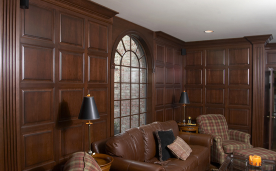 A Cut Above Woodworking - Custom Cherry Wainscot Paneling & Millwork